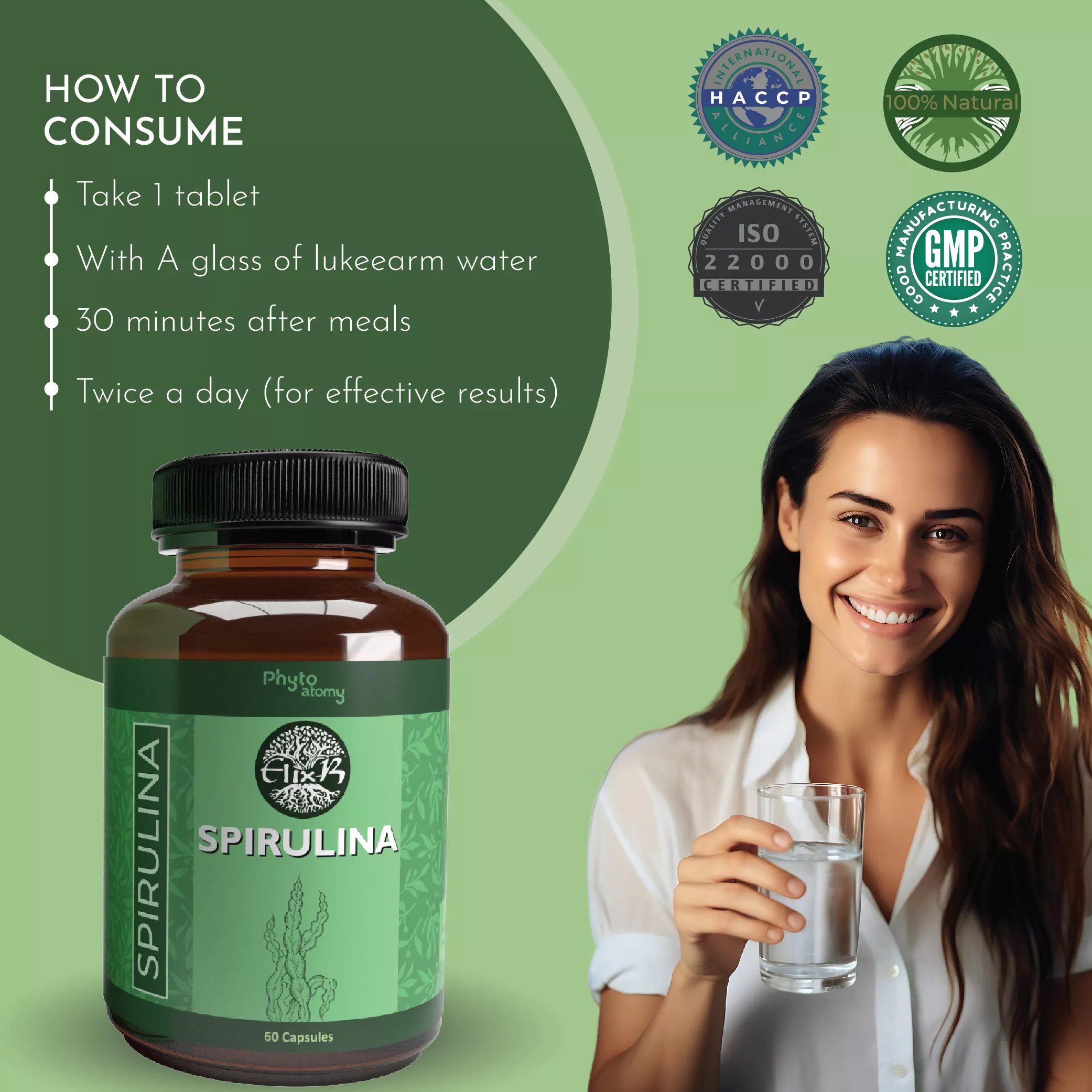 Spirulina (60 Capsule)